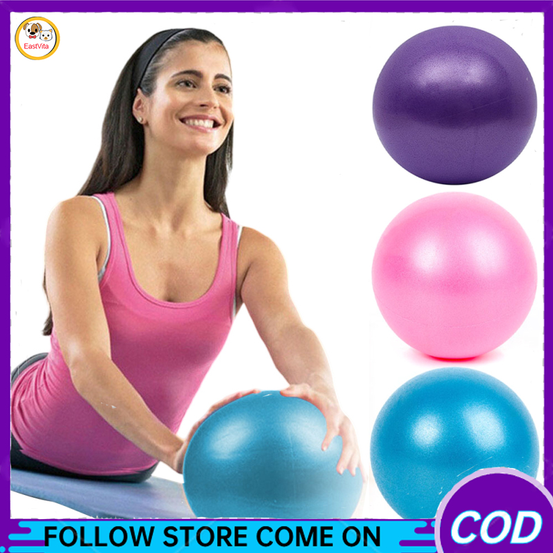 25cm Pilates Yoga Ball Explosion-proof Indoor Balance Exercise Gym Ball Fitness Equipment For Yoga Pilates Ballet