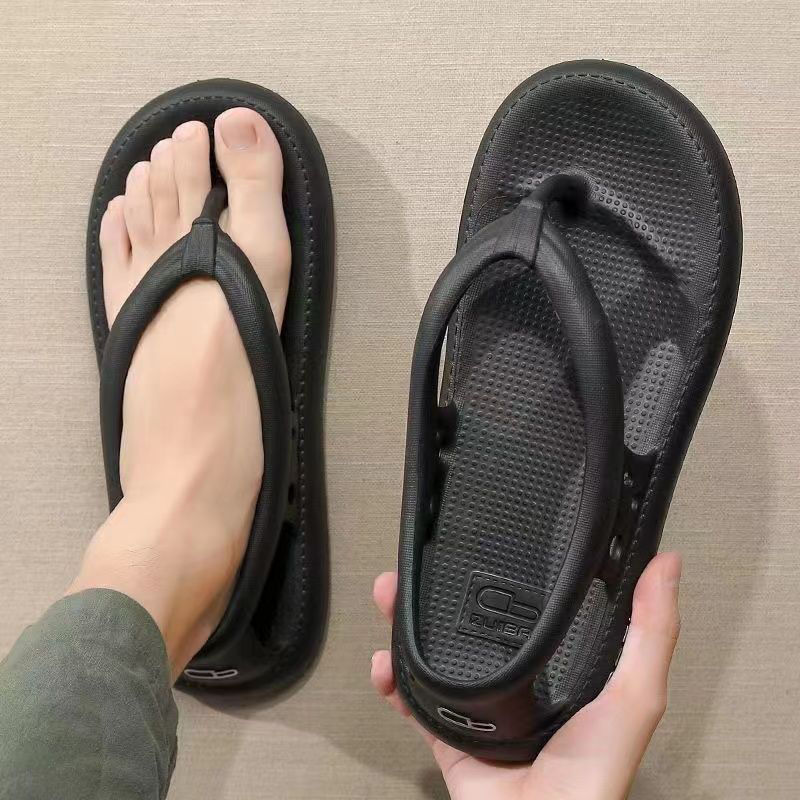 Flip Flops 2023 Slippers for men Outdoor casual wear with heel clip toe flip flops for breathable beach couples Non slip sandals for women jjFCBG