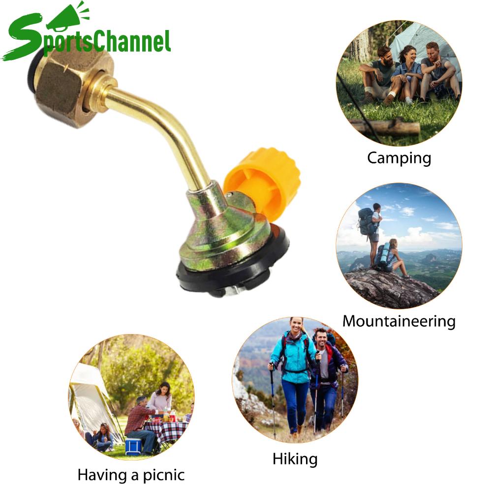 Cassette gas Canister bơm lại kết nối kết nối trực tiếp tích hợp bình gas dài Lạm Phát van bình gas Lạm Phát adapter ngoài trời tiện ích