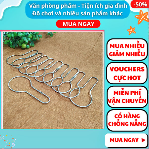 Combo 10 móc treo hàng loại to cực rẻ - Nguyễn Thùy Store