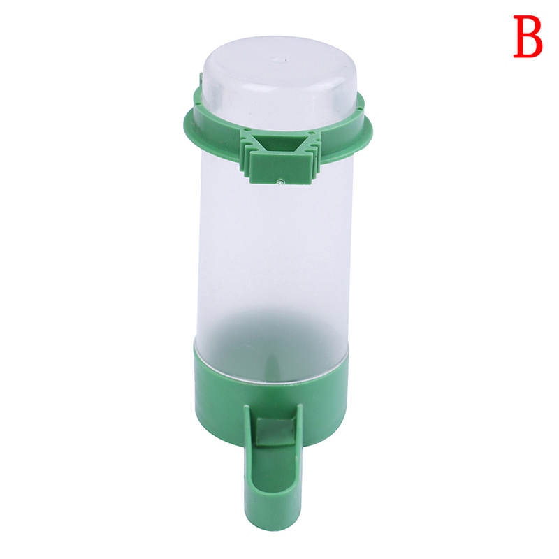Cangfenlu Pet lồng Aviary Chim Vẹt budgie Canary uống rượu trung chuyển thực phẩm waterer Clip - 6