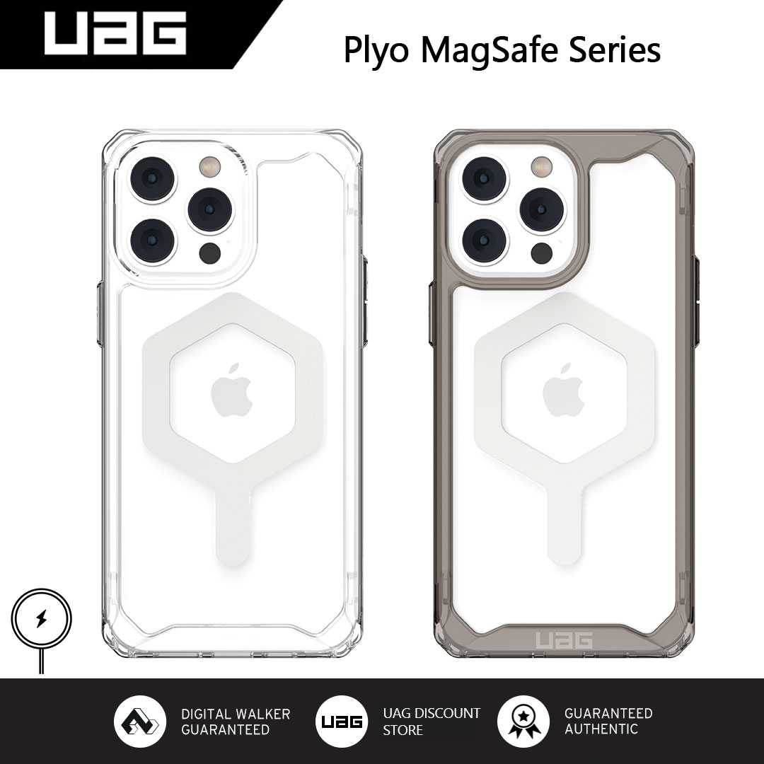 Uag Plyo MagSafe loạt trường hợp đối với iPhone 15 Pro Max / iPhone 14 Pro Max / iPhone 15 cộng với/iPhone 13 điện thoại nhỏ Trường hợp với MagSafe sạc nam châm Trọng lượng nhẹ chống sốc mỏng mờ bảo vệ Bìa