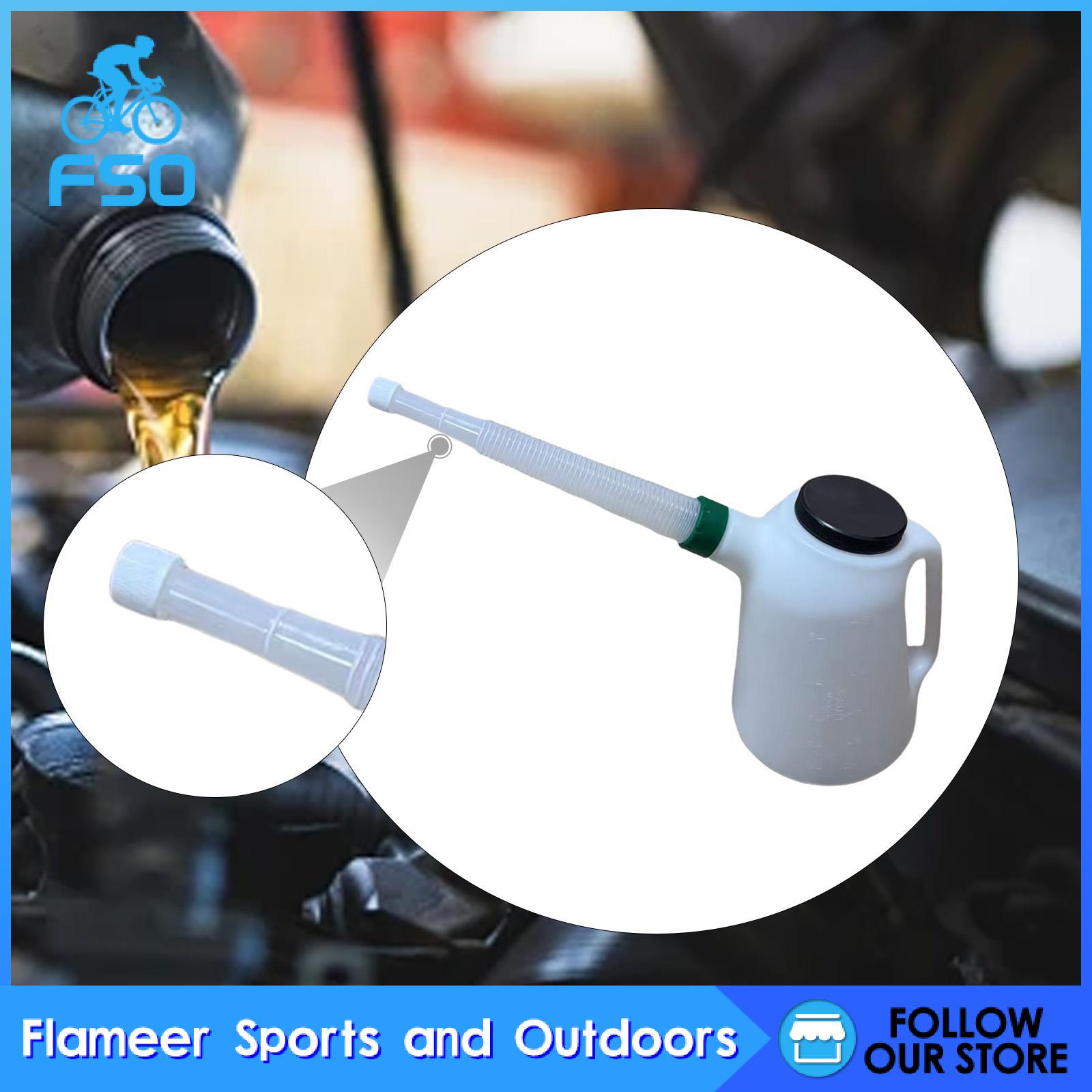 Flameer dầu Jug với vòi chuyên nghiệp 5 lít linh hoạt với xử lý với nắp chống bụi dụng cụ chiết dầu cho bôi trơn xe xe máy