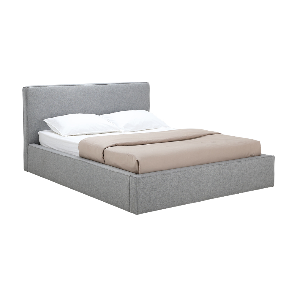 INDEX LIVING MALL KENES Fabric Bed 5 ft. - Grey ราคา 12,610 บาท*ส่งฟรี