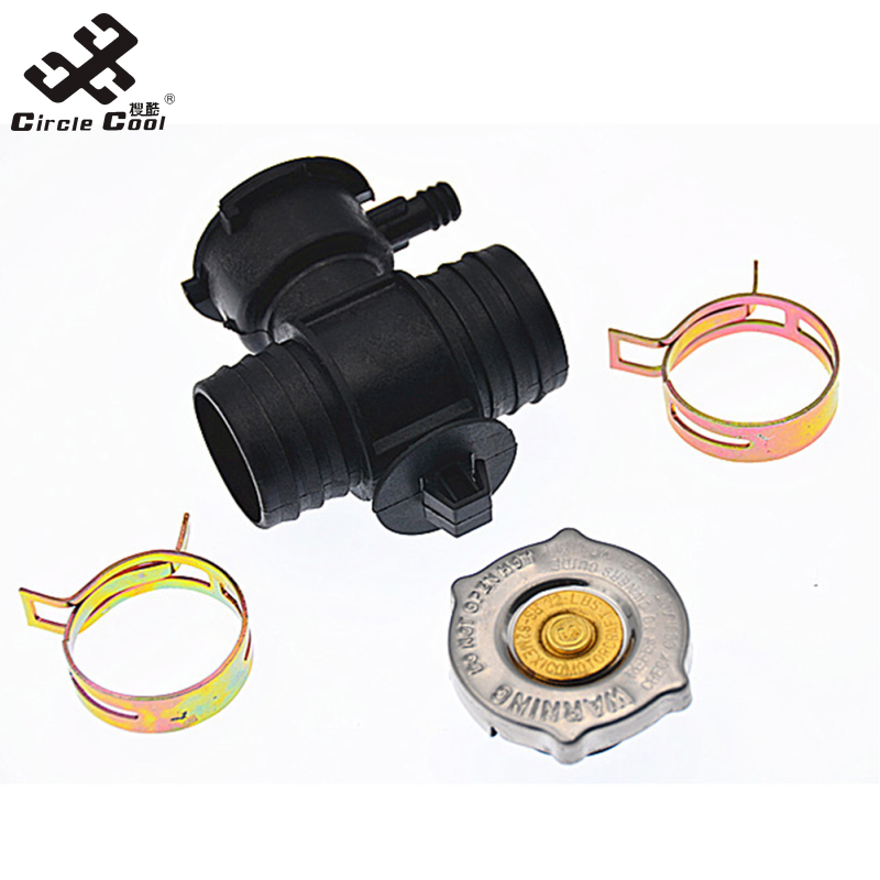 Vòng tròn mát mẻ 4 cái hiệu suất cao Vỏ Bọc bồn nước + ống nước với kẹp OE 52029195ak 52028810al 52029193ak 52029199aa 52029193af 52029193aj