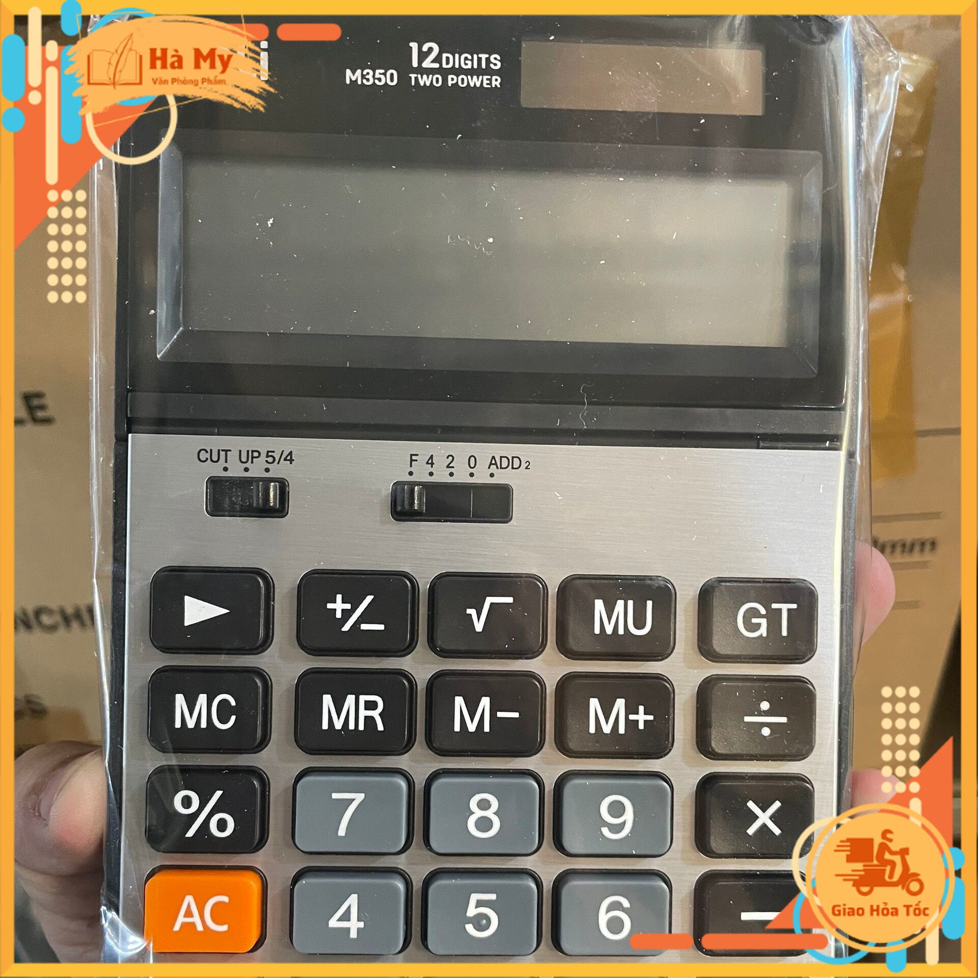 Máy tính 12 số deli m350