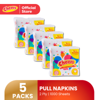 Cheers Pull Napkins 200 Sheets - Pack of 5