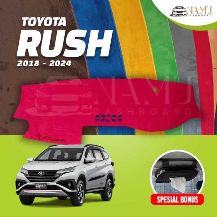 ALAS DASHBOARD MOBIL NEW RUSH - COVER KARPET PELINDUNG DASBOR MOBIL TOYOTA 2018 2019 2020 Car Harga 96,000 rupiah*Gratis Ongkir