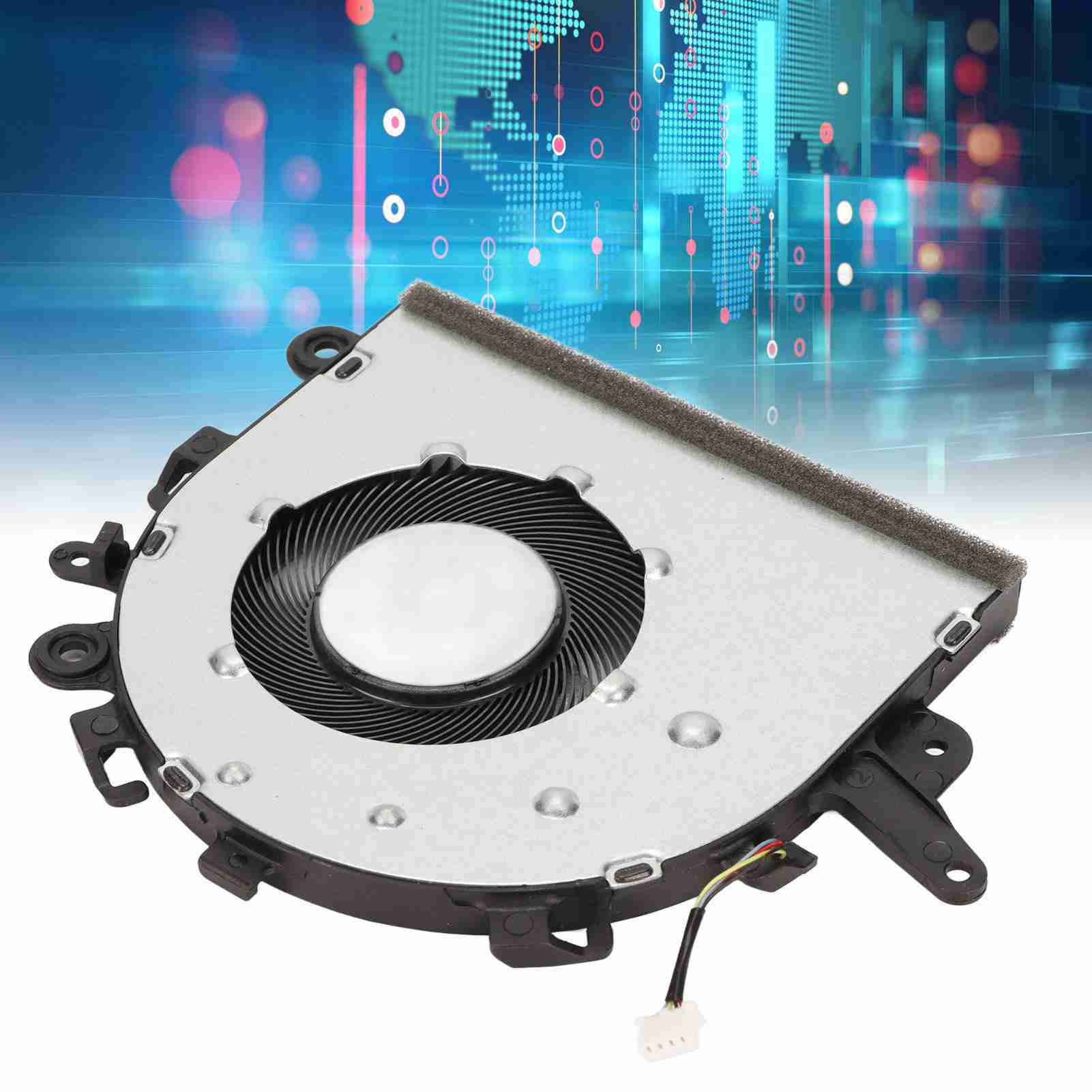 Garosa Quạt Tản Nhiệt Laptop Chung Tản Nhiệt CPU Quạt Làm Mát Máy Tính Đầu Nối 4 Chân DC 5V 0.5A Cho Ldeapad S145 15 Series Với Chất Liệu Hợp Kim Nhôm ABS Giá 172,000 Đồng*Miễn phí vận chuyển