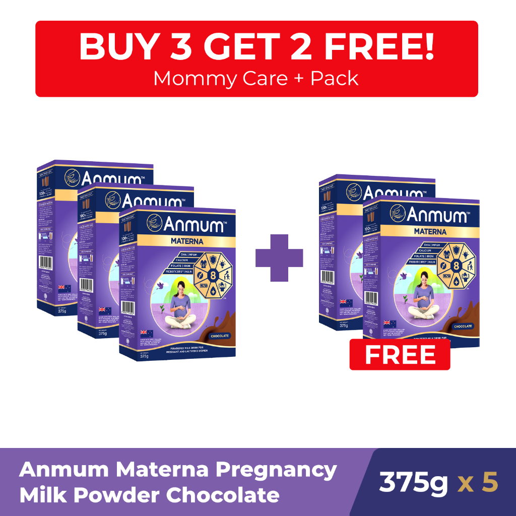 [B3G2] Anmum Materna Pregnancy Milk Powder Chocolate 375G [Mommy Care+ Pack]