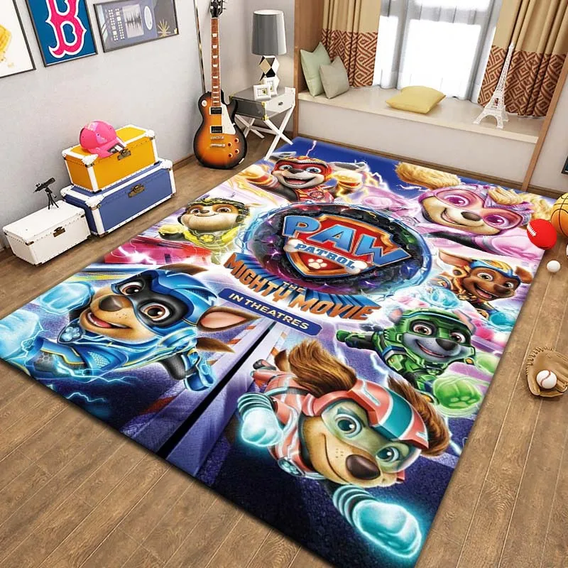 {DFG} Dogs P-Patrol Pattern Doormat for Entrance Livingroom Bedrooom Carpet Bathroom Mat Balcony Flo