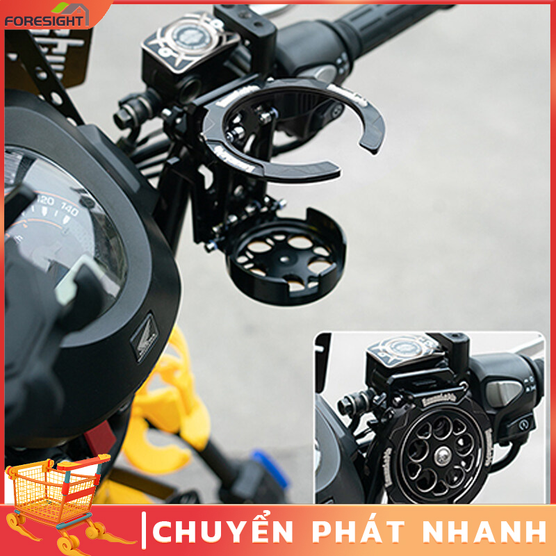 Semetal giữ chai Xe Máy Giá đỡ cốc hoạ tiết dạng lồng nước bàn xoay có thể gập lại giá đỡ cốc bệ cần điều khiển cao cấp thông dụng