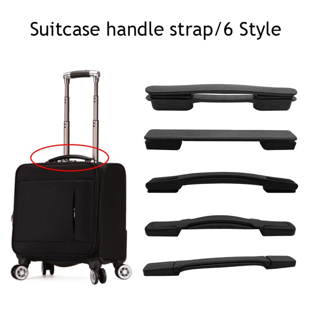 Luggage Handle Replacement Flexible Spare Grip 9.25inch w/ Screws B113  Black