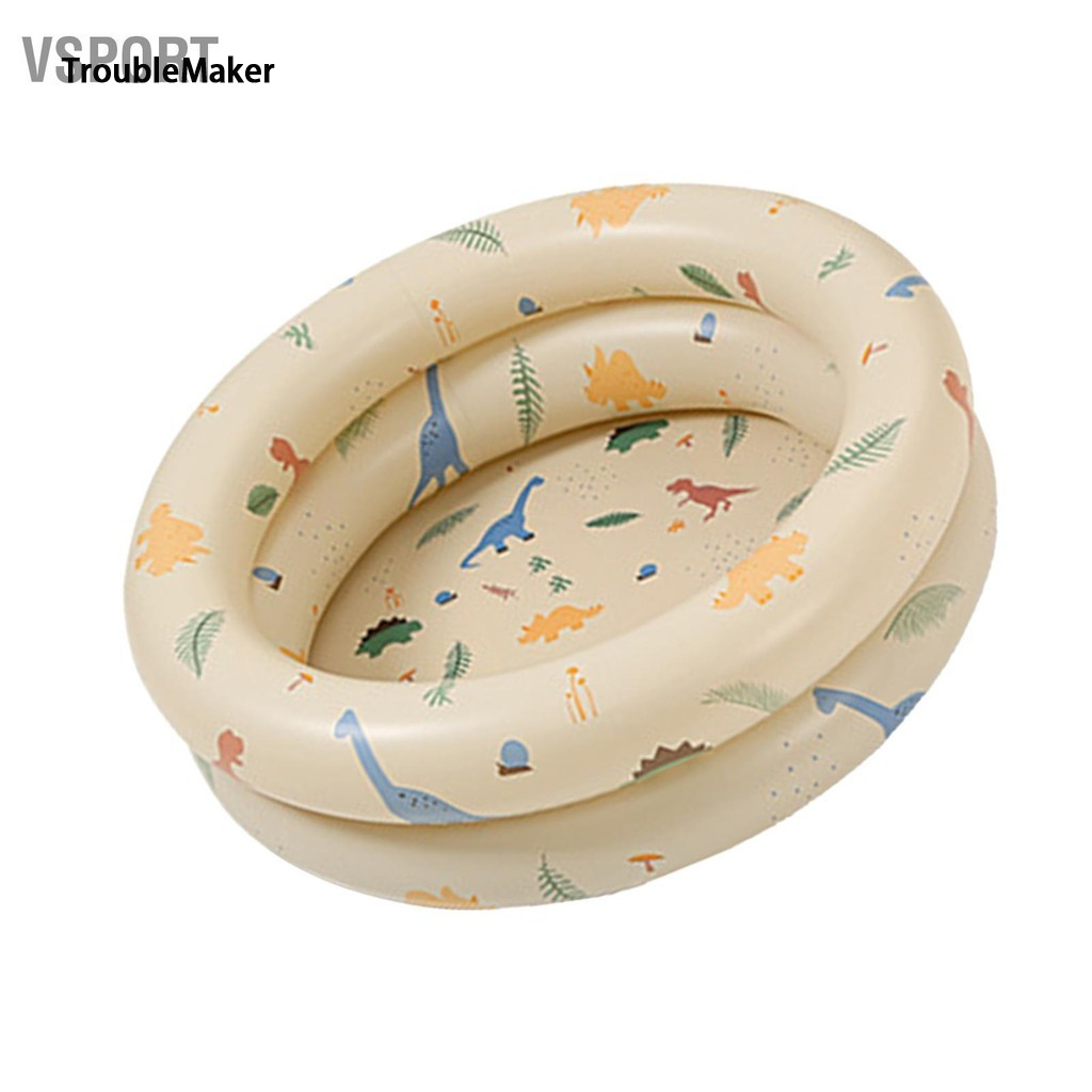 TroubleMaker Vsport Baby Inflatable Swimming Pool Vintage Inflatable Swimming Pool Family Style Cute Pure Water ราคา 283 บาท*ส่งฟรี