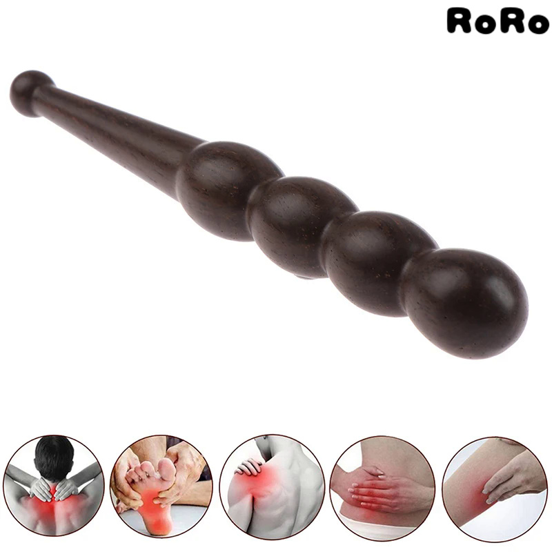 [Hot]Long Wood Stick Wooden Tools Acupoint Massage Spa Foot Hand Reflexology Body Hand Wood Massage Tools 9Styles