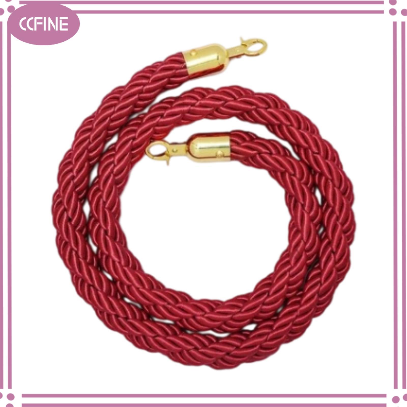Ccfine hàng đợi hàng rào dây rào cản dây 1.5m thực tế sân chơi 1PCs với móc cây gai dầu kiểm soát đám đông cho bệnh viện triển lãm Đảng