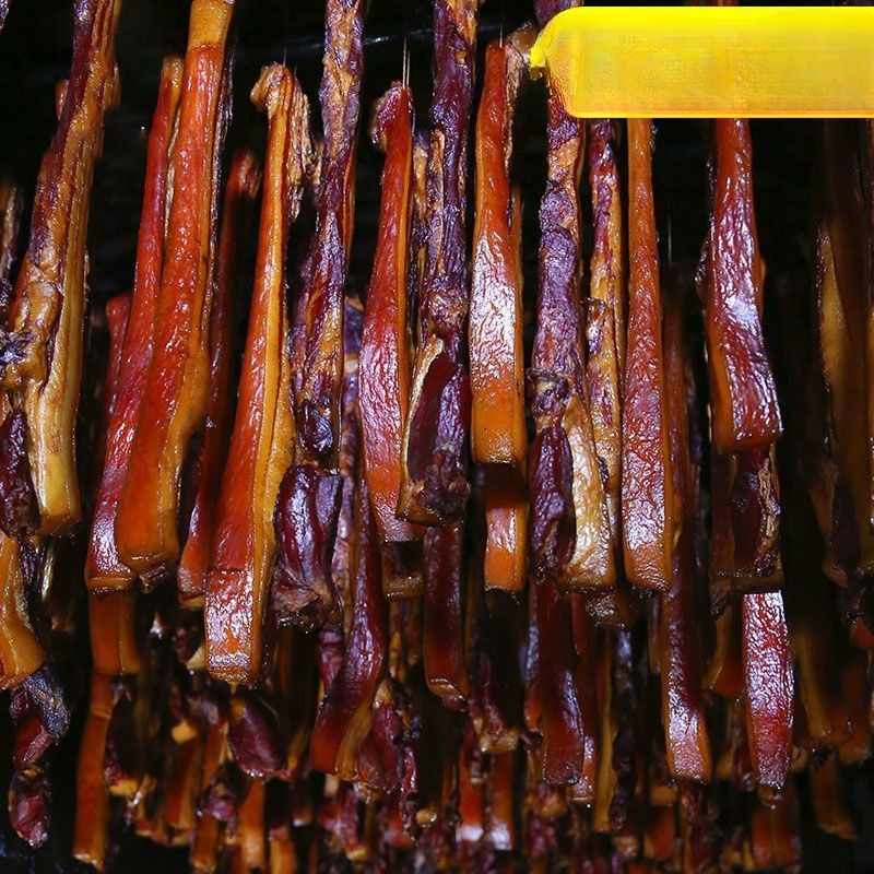 Authentic smoked pork belly with five flowers, Hunan farmer's homemade cured meat, sausage, preserved meat, specialty New Year's goods ราคา 294 บาท*ส่งฟรี