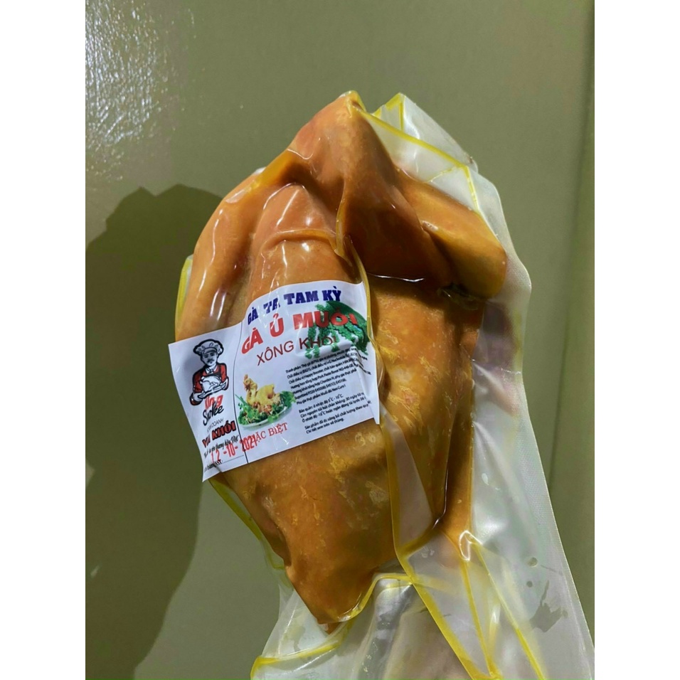 Gà ta ủ muối hoa tiêu nguyên con có đầu