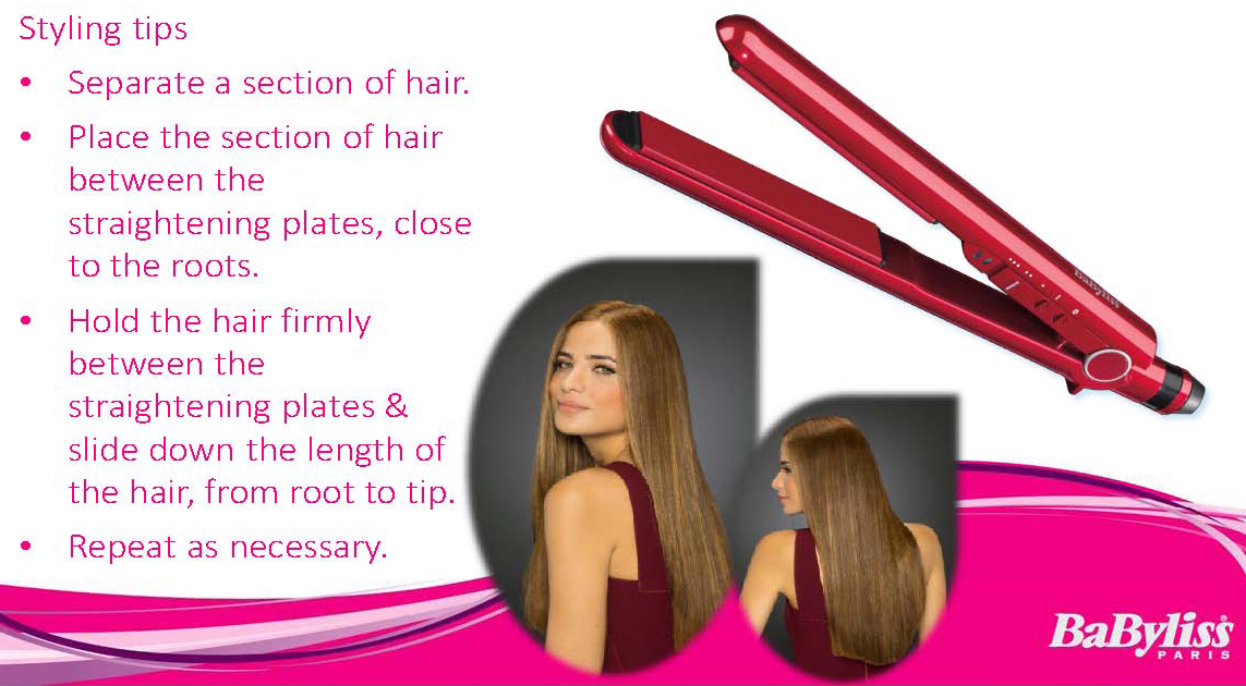 BaByliss Pro 235 Smooth Hair Straightener 2398BU Lazada