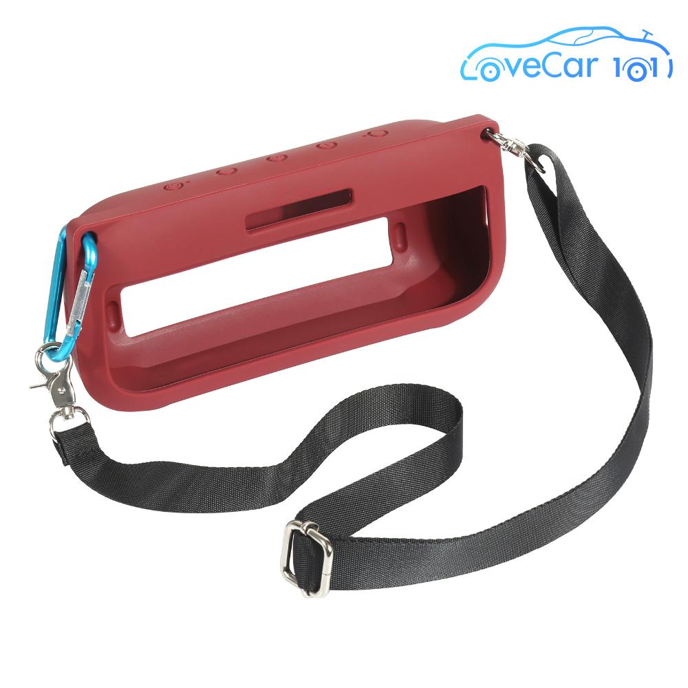 Silicone Cover Case Shockproof Speaker Case with Shoulder Strap&Carabiner Protective Skin Sleeve for Bose SoundLink Flex ราคา 156 บาท*ส่งฟรี