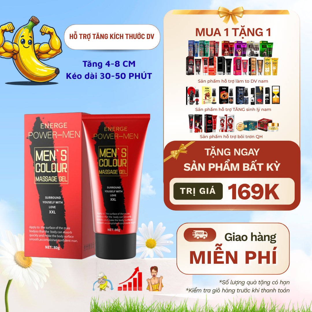 Kem DUAI Tăng Kích Cỡ Cậu Bé Nhanh Chóng Sau 7 Ngày, Lấy Lại Sự Tự Tin Cho Nam Giới