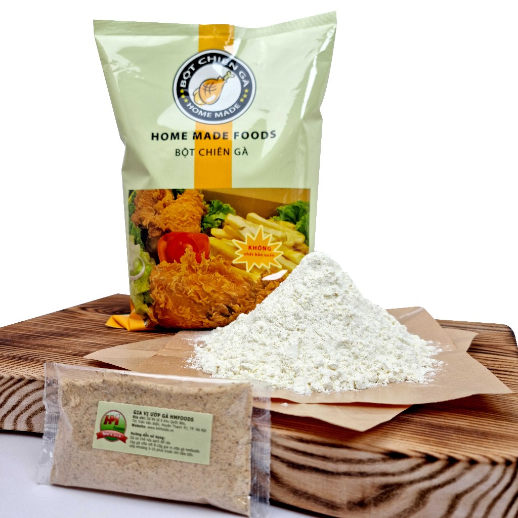Bột chiên gà hmfoods, bột chiên gà giòn kfc gói 1kg