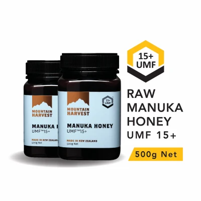 (Bundle of 2) Mountain Harvest Manuka Honey UMF 15+ 500g