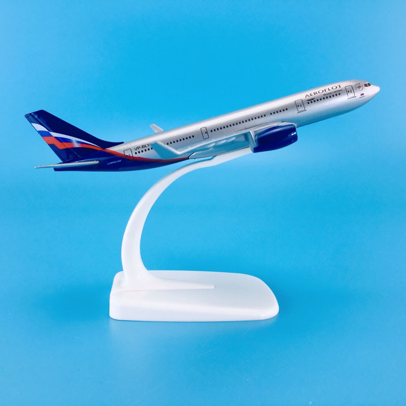 Baza nóng bán kẽm đồng minh vật liệu 1:368 16cm không khí mô hình máy bay máy bay Airbus A330-200 aeroflot N Airlines mô hình máy bay