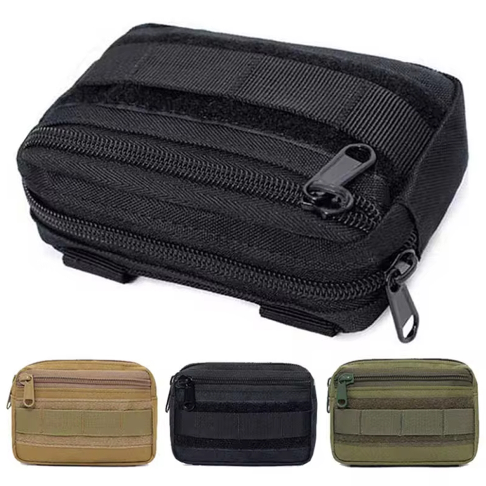 Edc Pack Double Layer Waist Belt Oxford Men Fanny Pack For Travel Outdoor