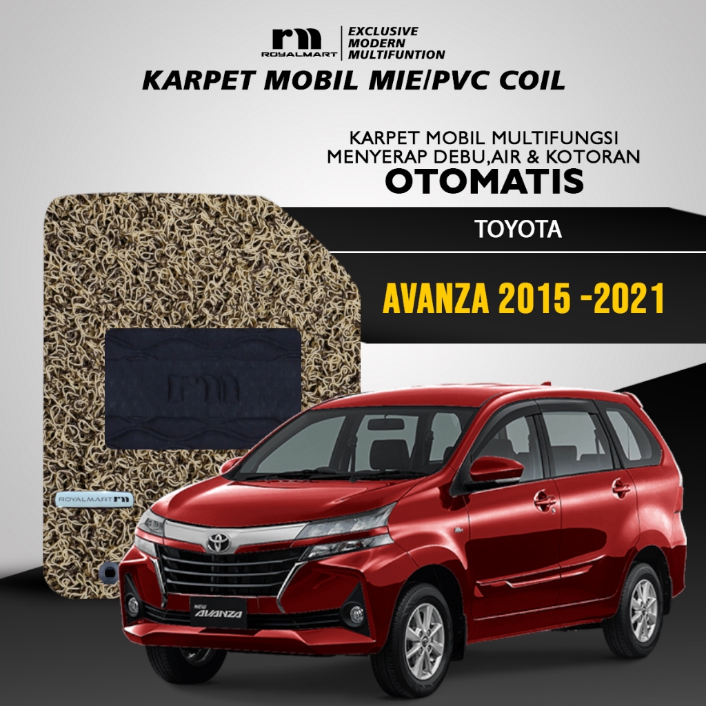 Royal Mart Karpet Mobil Mie TOYOTA ALL NEW AVANZA/DAIHATSU XENIA 2015-2021 Full Set Bergaransi Harga 350,000 rupiah*Gratis Ongkir
