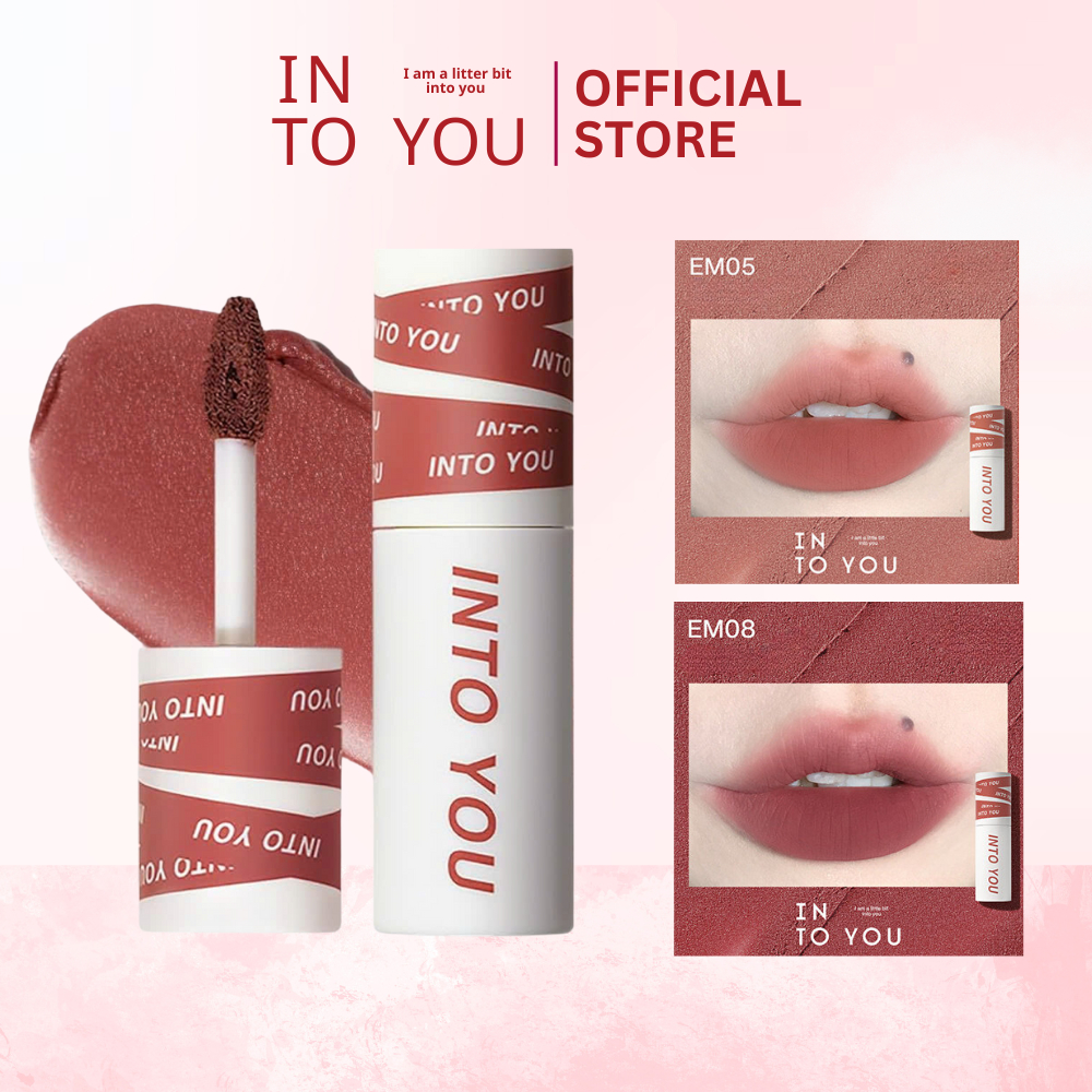 INTO YOU, Son bùn Into You lâu trôi chất son kem lì, mịn siêu đẹp hỗ trợ làm đều màu môi