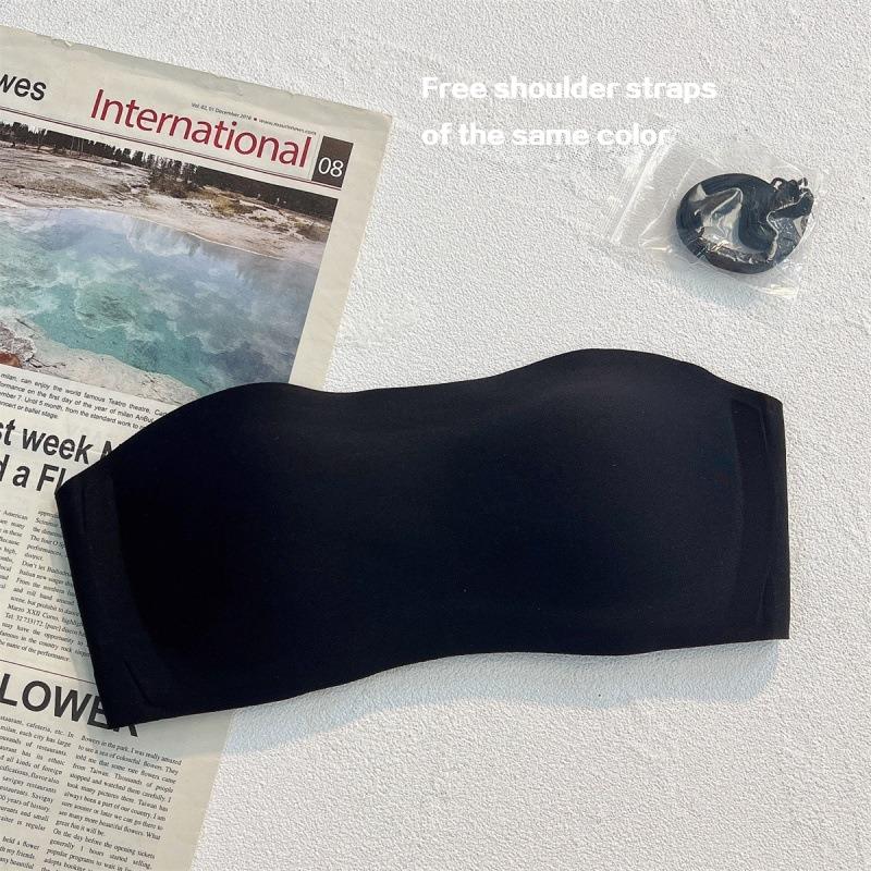 Strapless Push-Up Bra Seamless Anti-Sagging Comfortable Breathable Nylon Bra S-XL Multi-Color - Image 2
