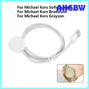 Ahgbw Portable Charging Stand Dock Smart Watch Charger Cable for Michael Kors Access Smartwatch Accessories Qdchu