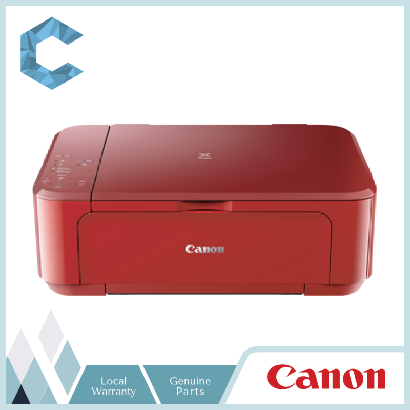 Canon PIXMA MG3670 Red Wireless Photo All-In-One with Auto Duplex Printer Singapore