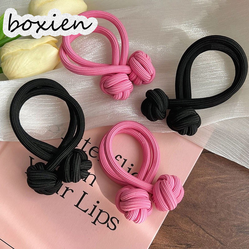 boxien ผูกผม Co ยืดผูกปุ่มง่ายสไตล์จีนสำหรับผู้หญิง ราคา 10 บาท*ส่งฟรี