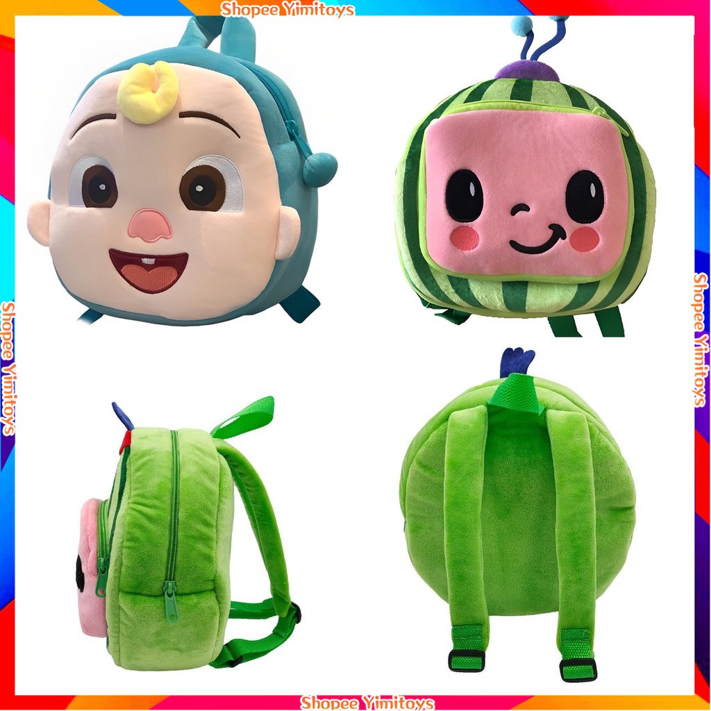 COCOMERON Watermelon Plush Backpack for Kids - Fast Shipping