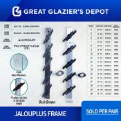 Jalouplus Jalousie Frame with 10 Blades for Louver Windows