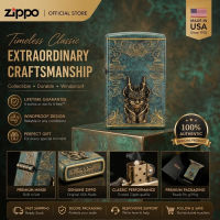 Zippo Official Genuine ″Auspicious Beast Kylin″ Windproof LighterLOT-0218