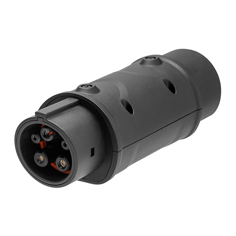 (UHDX) SAE Adaptor IEC 62196 2 to J1772 Type 1 Electric Cars Charging EV Vehicle Charger One Side Connector Charing Station 32A