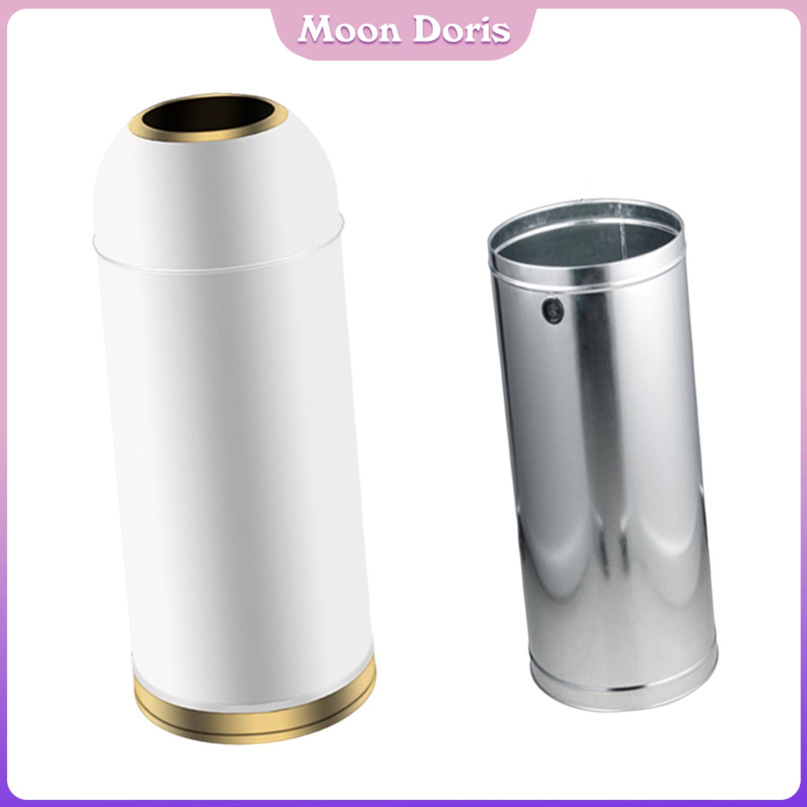 Moon Doris Open Top Dome Trash Can Commercial Stylish Storage Bucket Multipurpose Rubbish Bin for Toilet Home Bathroom Kitchen Living Room ราคา  2,699 บาท*ส่งฟรี