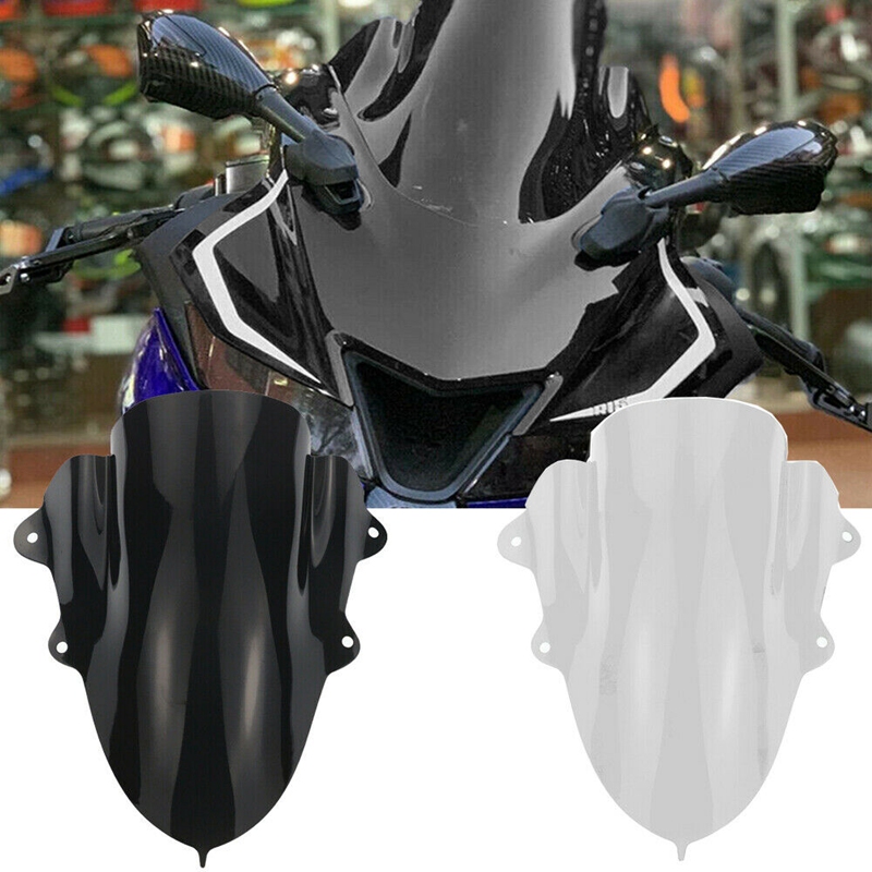 VISOR R15 V3 2017-2018 WINDSHIELD R15M/R15 V4 ANTI PECAH DOUBLE BUBBLE WINDSCREEN REFLECTOR FOR