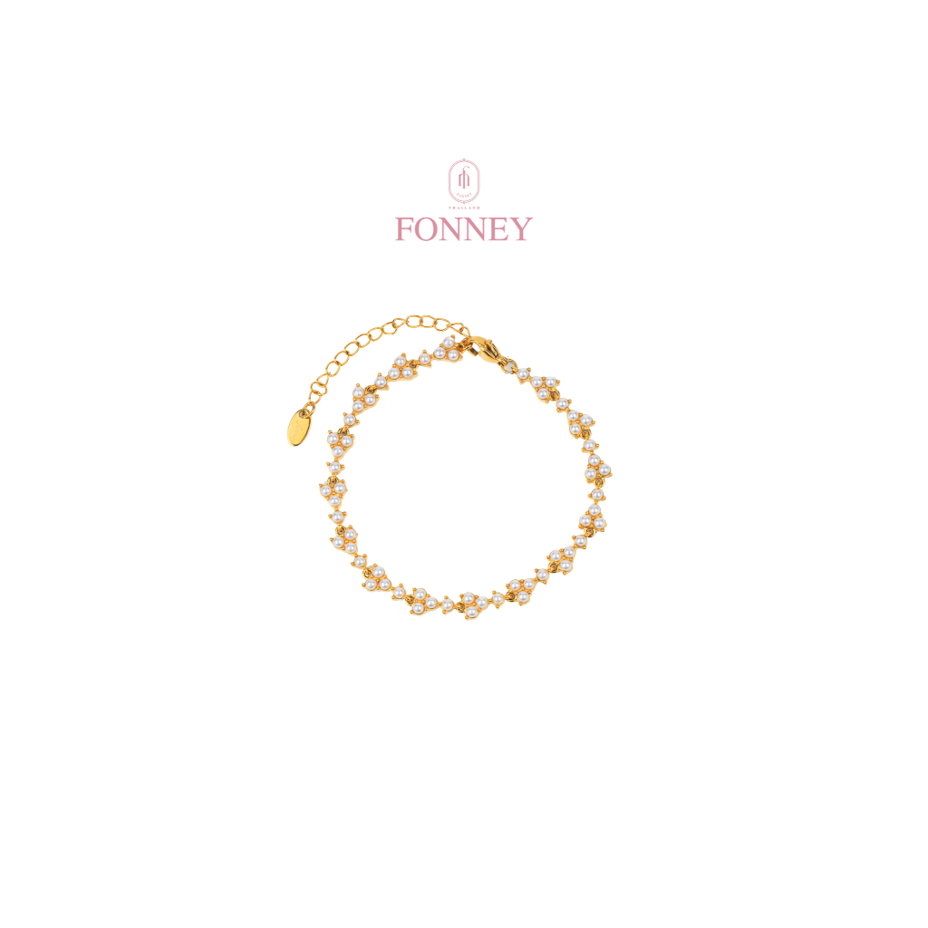 TBR-00 ]Fonney สร้อยข้อมือ สแตนเลสแท้ไม่ลอกไม่ดำ ราคา 995 บาท*ส่งฟรี