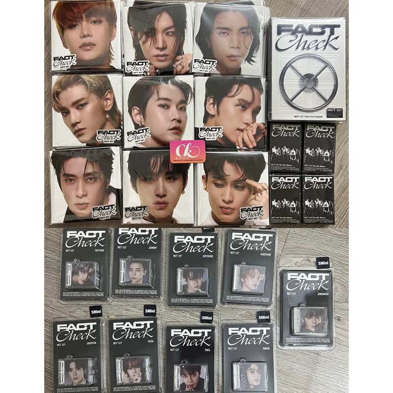 Bộ album ảnh nct 127 - fact check có sẵn