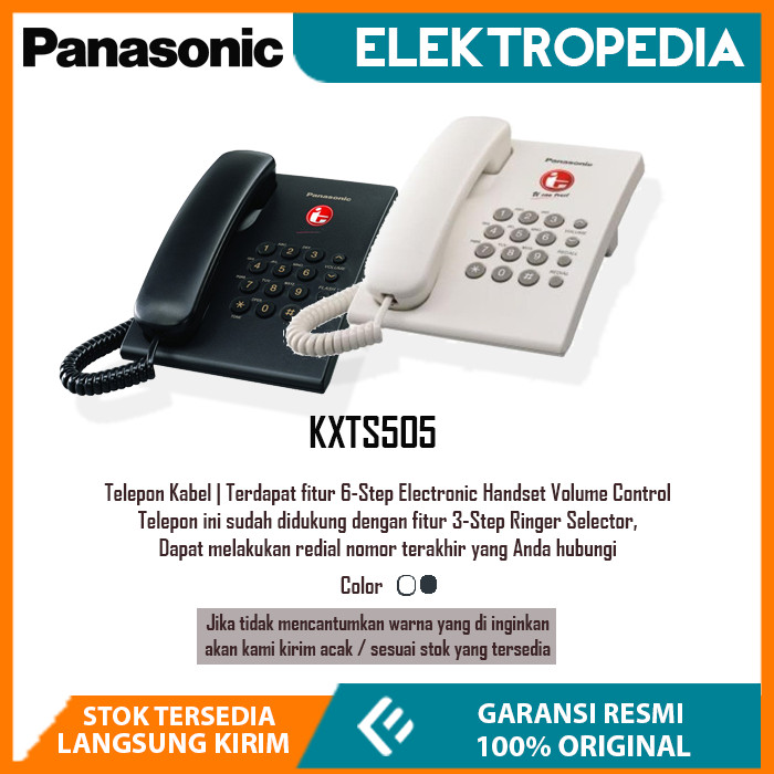 PANASONIC - PESAWAT TELEPON KXTS505 ( KABEL ) Harga  440,000 Ringgit*Penghantaran Percuma