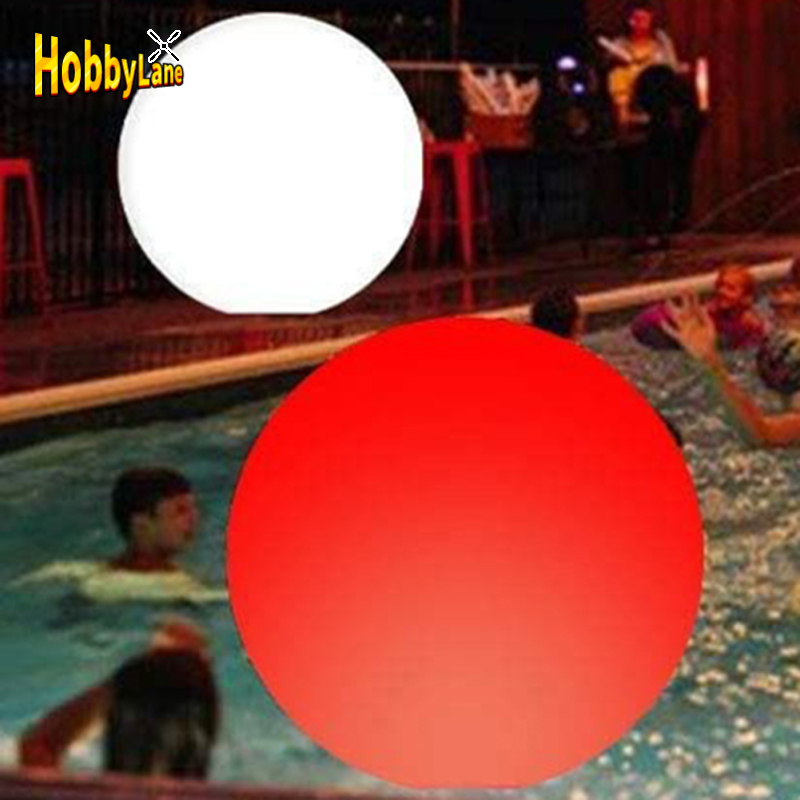 HobbyLane LED Beach Ball, Inflatable Light Up Beach Ball With Remote Control, Floating Pool Toys With 16 Colors Lights And 4 Modes For Kids Summer Parties Pool Decorations ราคา 93 บาท*ส่งฟรี