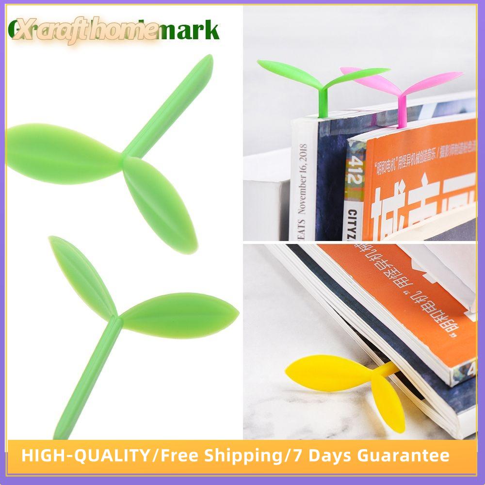X CRAFT HOME Cỏ nhỏ Đánh dấu trang Mầm non sáng tạo Nụ silicon Văn phòng phẩm học sinh Quà Tặng Lá trang trí Đánh dấu trang sách
