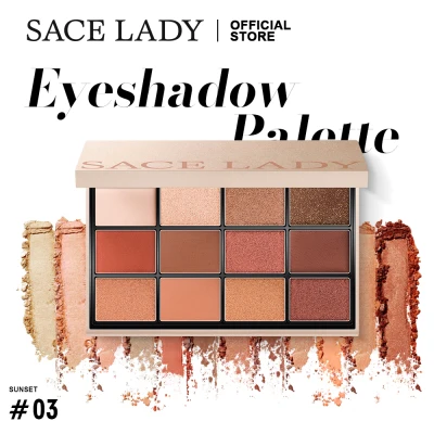 SACE LADY Eyeshadow Palette Makeup Matte + Shimmer Smudge Proof Eye Shadow Makeup Nude Cosmetic