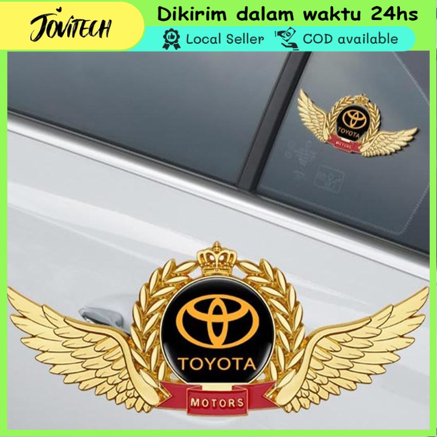 Wing Emblem Stiker Dekorasi Mobil Logam 3D Telinga Gandum Stiker Mobil Emblem Logo Toyota Mobil Retrofit Dekoratif Stiker Harga 29,000 Ringgit*Penghantaran Percuma