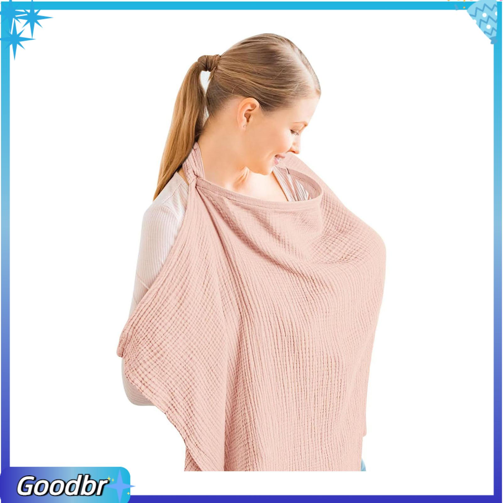 Goodbro cho con bú Tạp dề cho con bú khăn choàng cho con bú dây đai điều chỉnh có túi cho con bú khăn choàng thoáng khí cho ăn dễ dàng