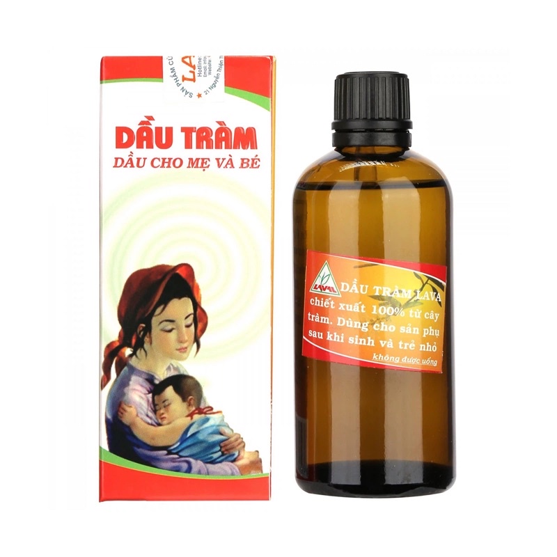 Dầu tràm lava 100ml cho mẹ và bé